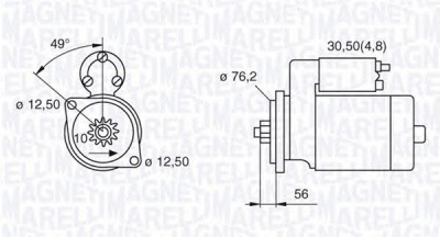 MAGNETI MARELLI 063521204080 -  Стартер